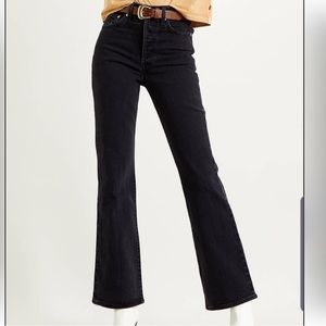 Levi’s rib cage boot cut jeans